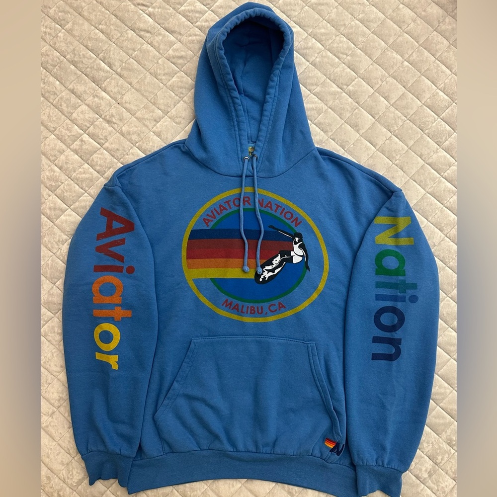 Malibu Surf Logo Pullover Hoodie